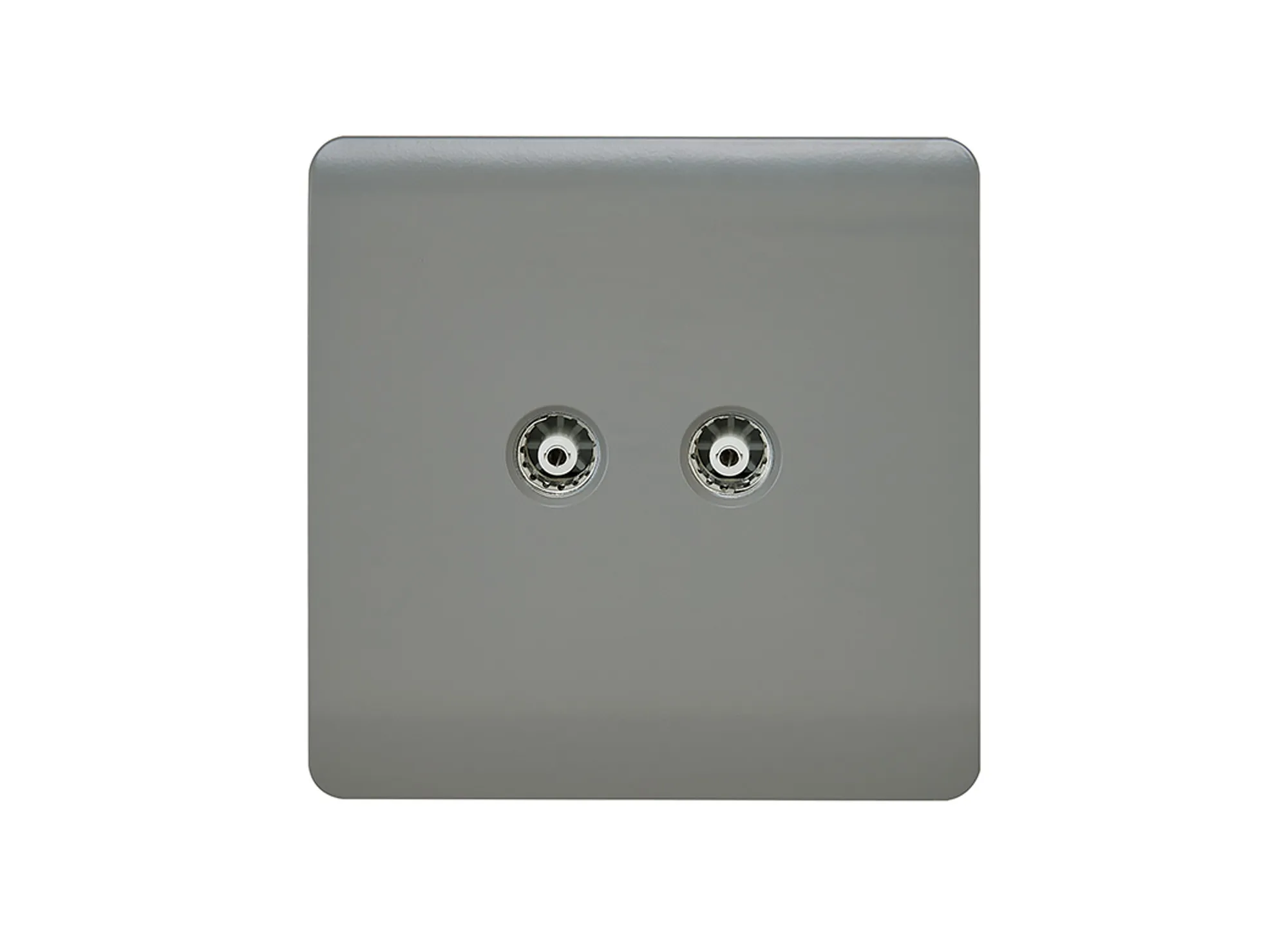 Dual Media Sockets Wiring Accessories Trendi Decorative Screwless